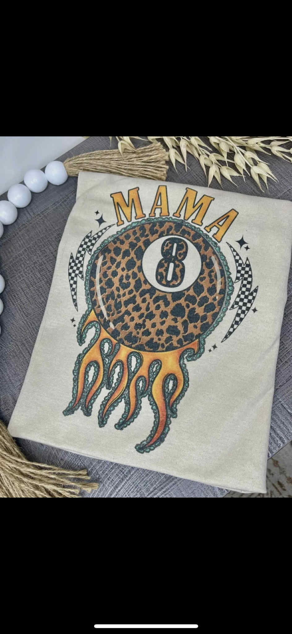 Mama shirt pool ball