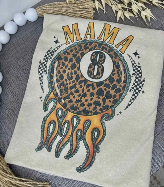 Mama shirt pool ball