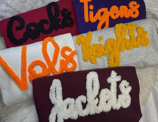 Custom team name sweatshirt