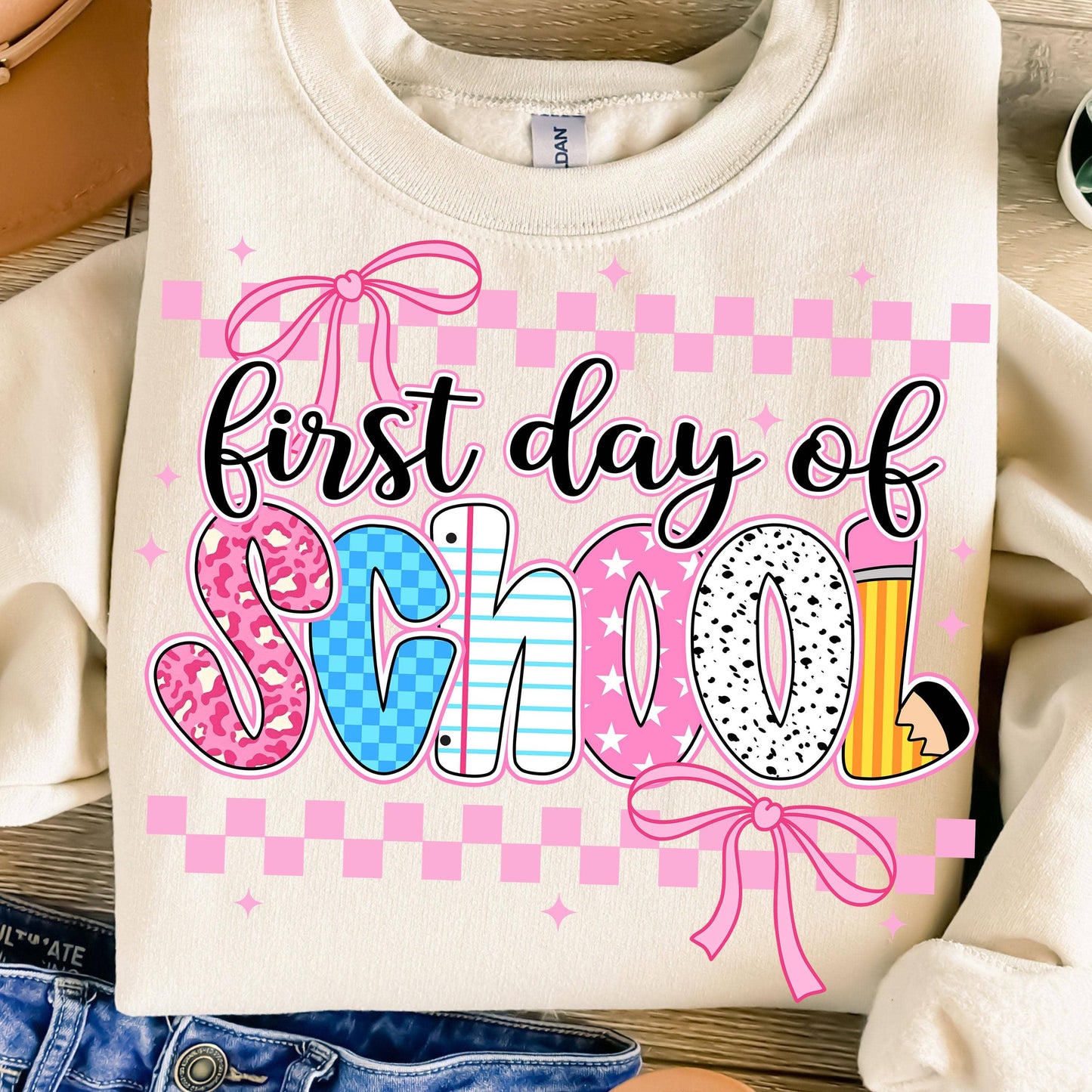First Day Of School T-Shirt, Back To School Sweatshirt