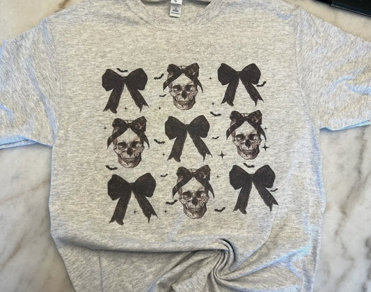 Bows and skulls