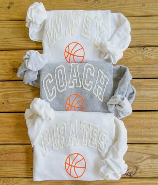 ￼ customized basketball sweatshirt