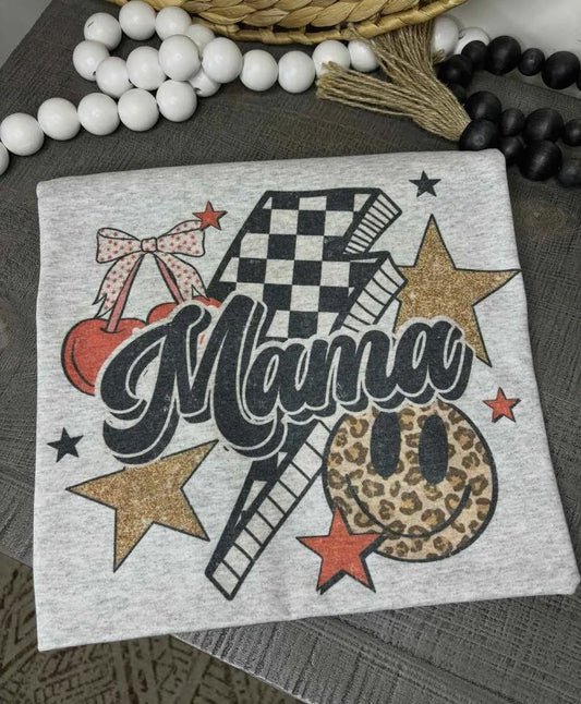 Mama smiley tee